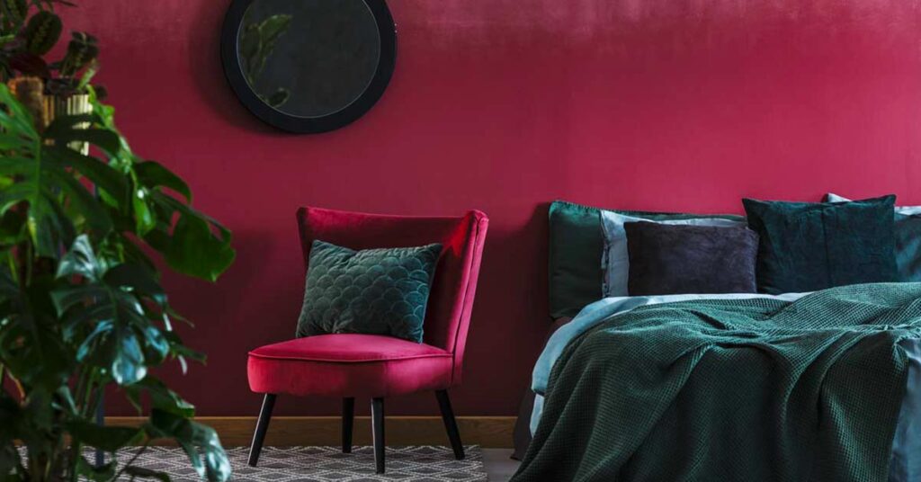 arredare casa con il bordeaux