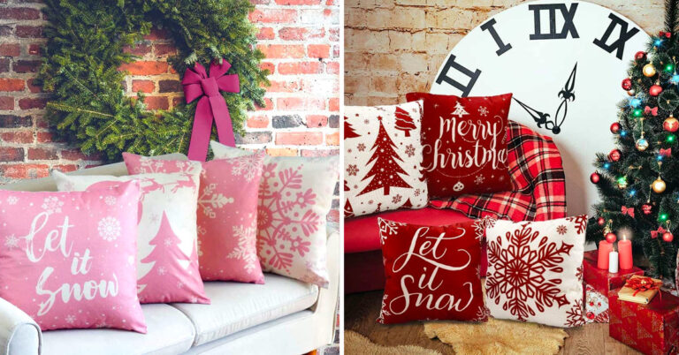 Come rendere ancora più confortevole il divano con meravigliosi cuscini natalizi Cuscini natalizi per divano.