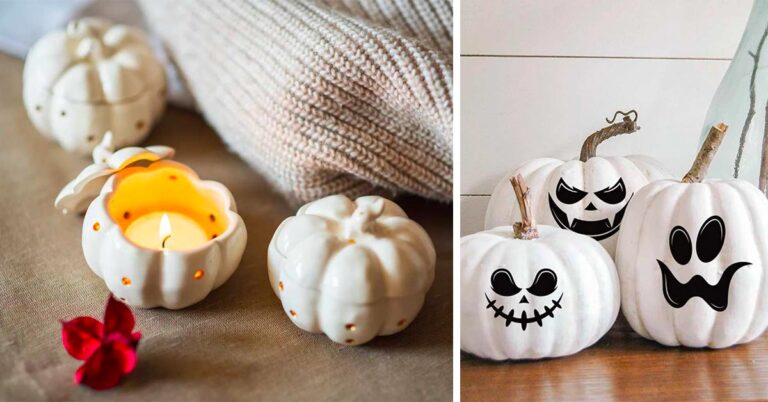 Decorazioni Halloween fai da te shabby chic: lasciatevi ispirare Decorazioni halloween shabby chic fai da te