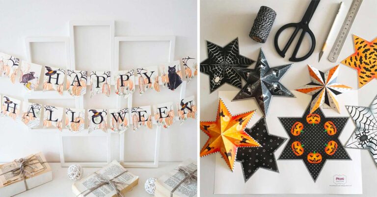 Decorazioni per Halloween: ecco 10 idee di festoni fai da te per arredare casa in modo spaventoso Festone Halloween fai da te