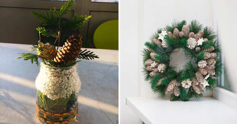Pigne e rami di pino: 7 belle idee creative per ispirarsi Pigne e rami di pino.