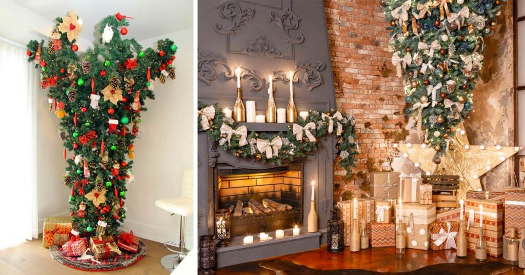 Albero di Natale capovolto.