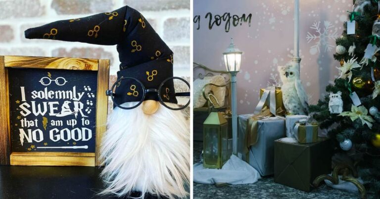 Idee per addobbi natalizi a tema Harry Potter Addobbi natalizi a tema Harry Potter.