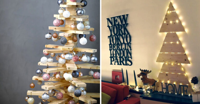Utilizzare il legno per realizzare l'albero di Natale: lasciatevi ispirare Utilizzare il legno per realizzare l'albero di Natale.