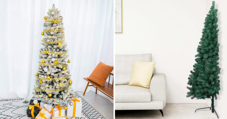 Un albero di Natale salvaspazio: tante idee per una casa piccola Albero di Natale salvaspazio.