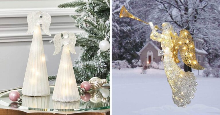 Gli angeli del Natale sapranno rendere le decorazioni e gli addobbi eleganti e suggestivi Angeli di Natale addobbi.