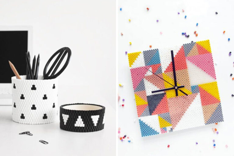 Creazioni in pyssla per rendere uniche le decorazioni di casa Creazioni in pyssla fai da te.