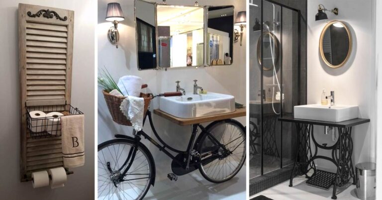 Arredare il bagno con il riciclo creativo: 10 splendide idee fai da te da non perdere Arredare il bagno fai da te con riciclo creativo.