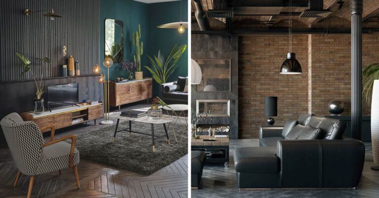 9 idee per arredare un salotto con il nero: un tocco di stile ed eleganza Arredare un salotto con il nero.