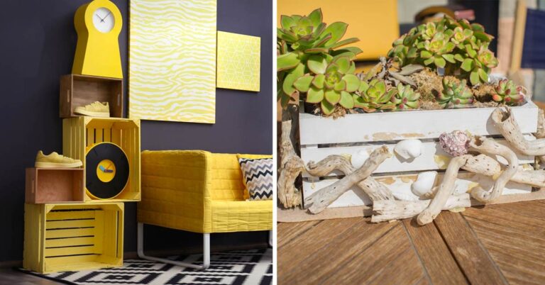 Idee decorative con le cassette di legno: 15 spunti per ispirarsi Idee con cassette di legno