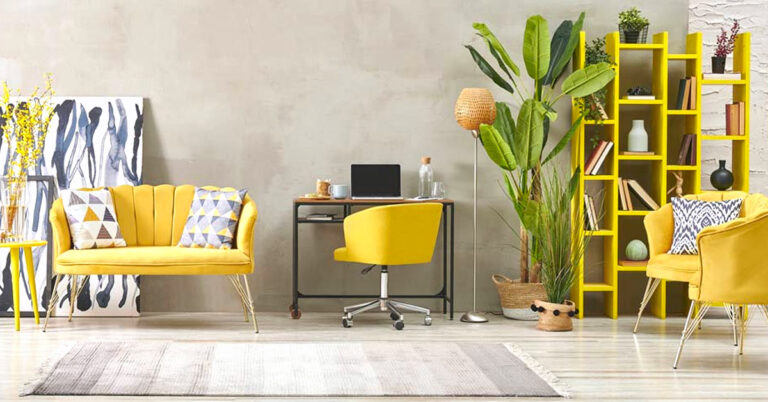 Color giallo: tante idee per arredare casa con un tocco di buon umore arredare-casa-con-il-color-giallo