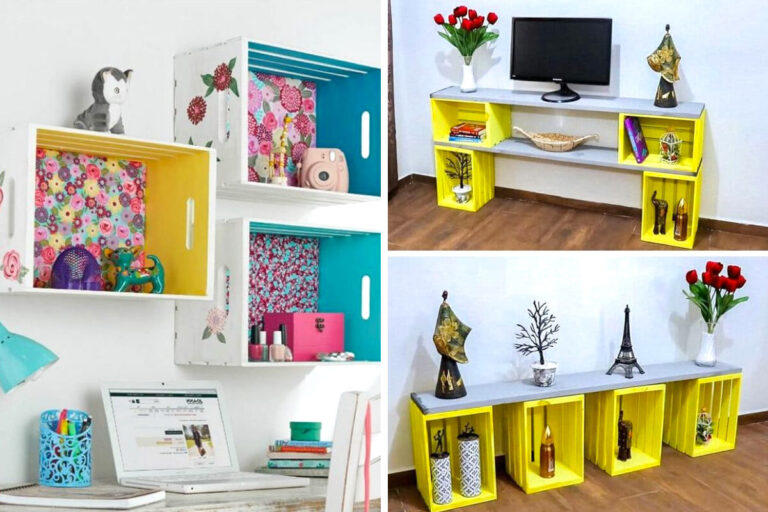 Le cassette di legno colorate per decorare casa: 9 idee fai da te cassette di legno colorate fai da te.