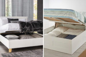 Idee letto con contenitore.