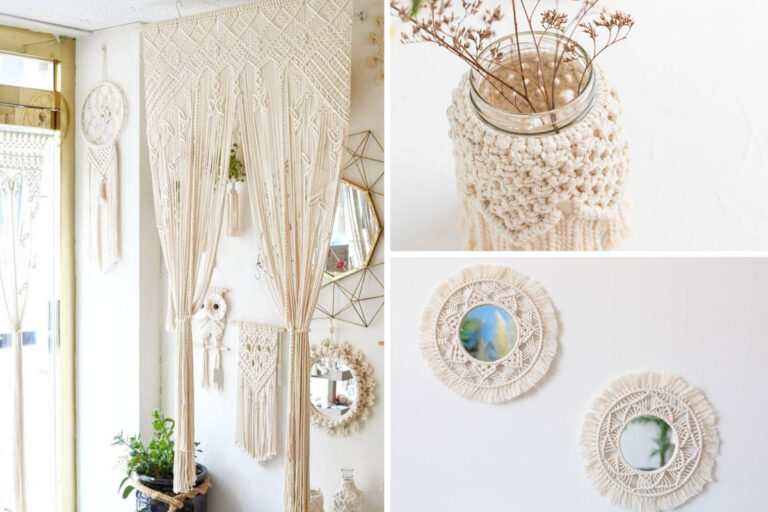 L'arte antica del macramè: un tocco boho chic per arredare casa Macramè boho chic fai da te.