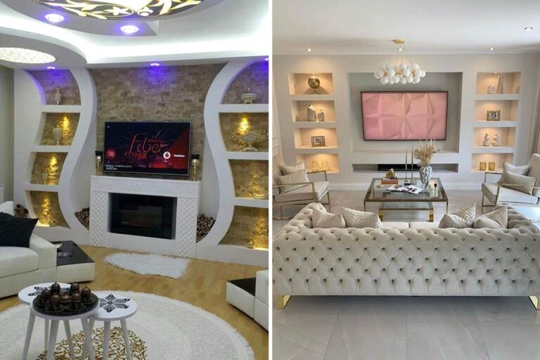 Grazie alle pareti attrezzate in cartongesso possiamo personalizzare il soggiorno con grande classe pareti-attrezzate-in-cartongesso-1