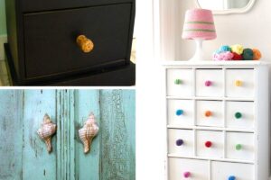 Rinnovare mobile fai da te con pomelli.