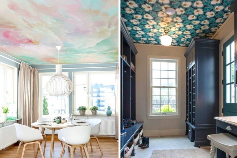 Carta da parati al soffitto: le migliori idee per ispirarsi Carta da parati al soffitto.