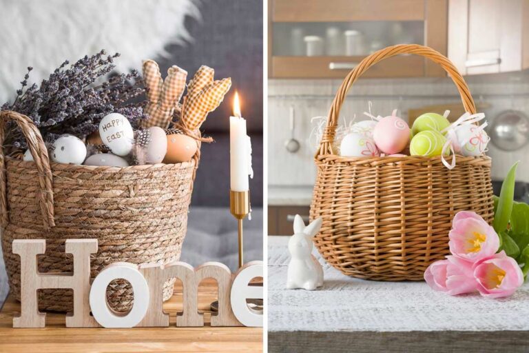 Un bel cesto di pasqua per decorare casa in modo incantevole: ispiratevi cesto di pasqua per decorare casa