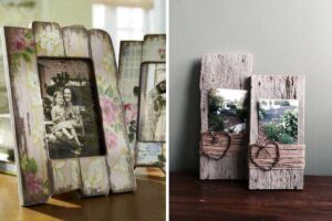 Cornici originali fai da te facili da realizzare con i pallet