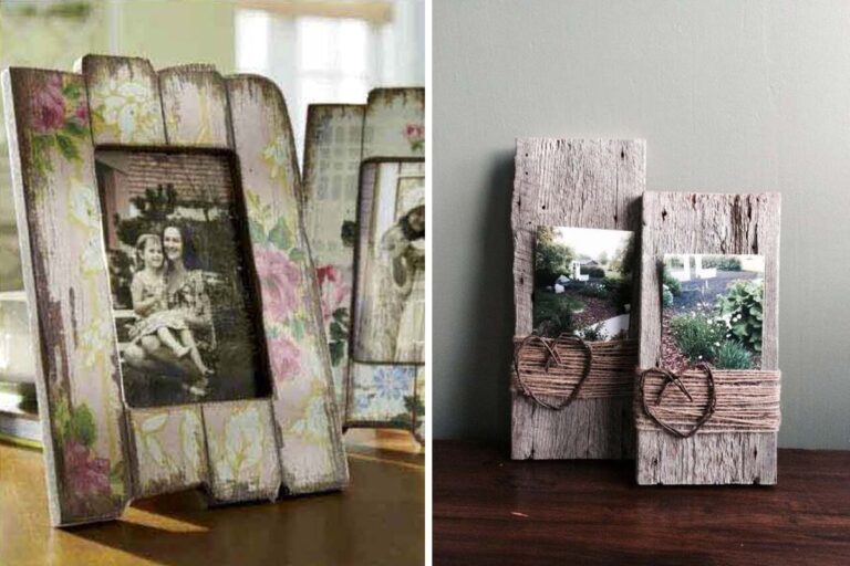 Cornici originali fai da te facili da realizzare con i pallet: ispiratevi Cornici originali fai da te facili da realizzare con i pallet