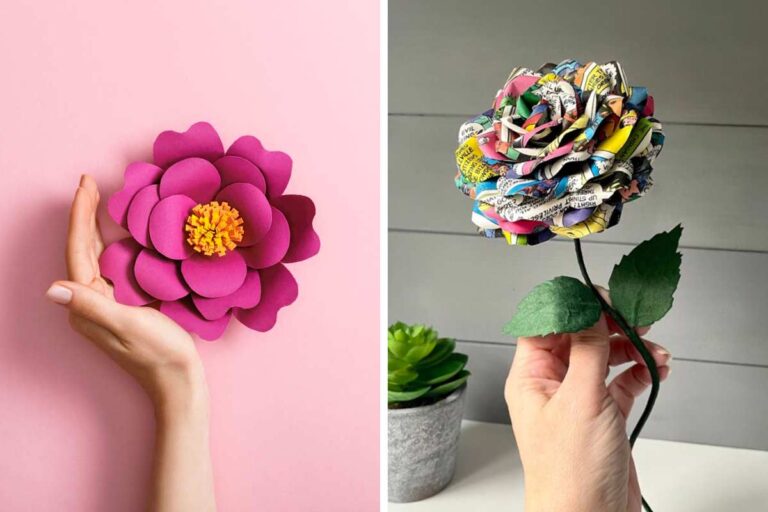 Utilizzare i fiori di carta per decorare casa con eleganza: ispiratevi fiori-di-carta-fai-da-te-4
