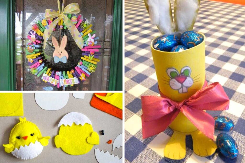 realizzare lavoretti pasquali fai da te con i bambini