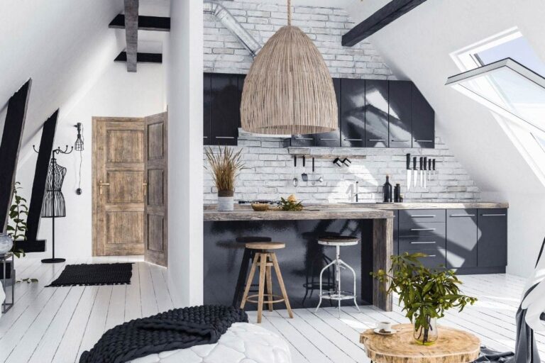 Cucina in mansarda: 5 dritte meravigliose per arredarla Arredare cucina in mansarda.