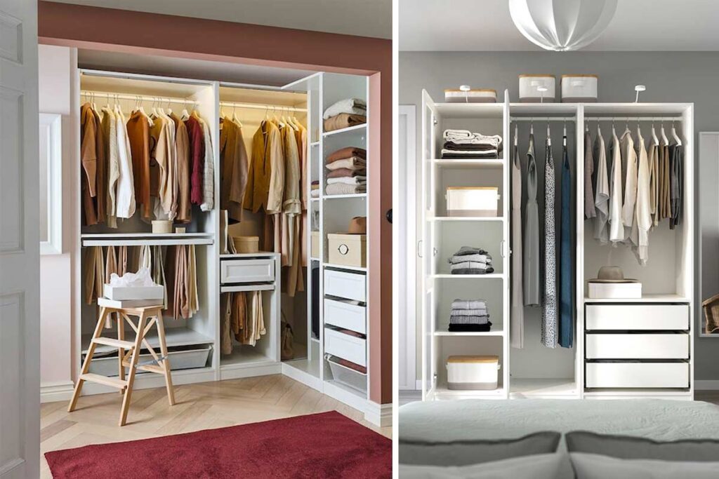 Come realizzare una cabina armadio da sogno con PAX di Ikea.