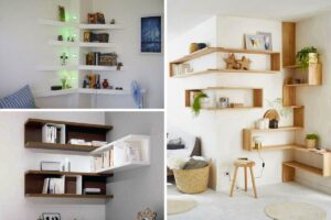 Ottimizzare e arredare in modo furbo gli angoli di casa con le mensole.