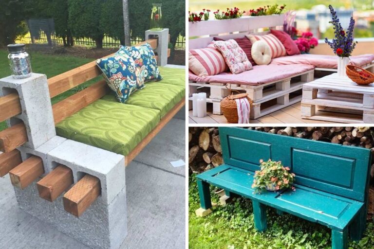 Panca da giardino fai da te: idee speciali per crearla con il riciclo e non solo Panca da giardino fai da te.