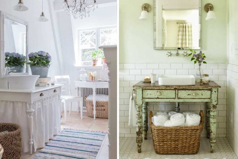 Aggiungere un tocco shabby al bagno con queste splendide idee: ispiratevi aggiungere-un-tocco-shabby-al-bagno