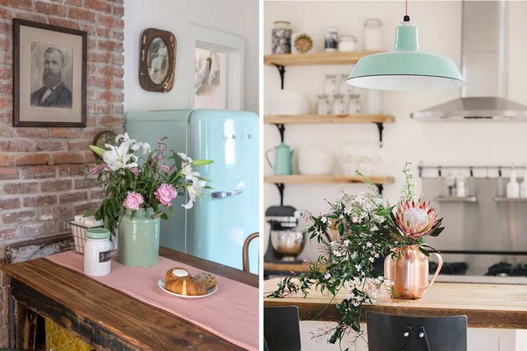 Arredare la cucina con un tocco retrò: 9 bellissime idee da non perdere Arredare la cucina con un tocco retrò.