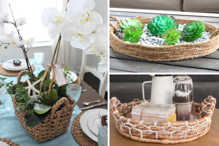 Centrotavola con cestini di vimini: 10 bellissime idee per decorare la tavola con gusto Centrotavola con cestini di vimini.