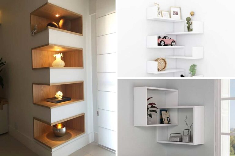 20 splendide idee per decorare la casa con le mensole angolari: ispiratevi decorare la casa con le mensole angolari