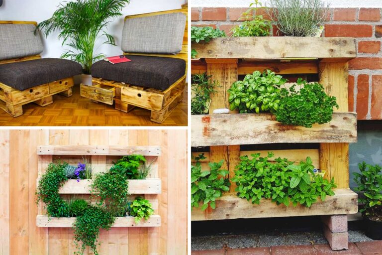 Utilizzare i pallet con creatività per arredare casa e giardino: 12 idee per ispirarsi Utilizzare i pallet con creatività per arredare casa e giardino