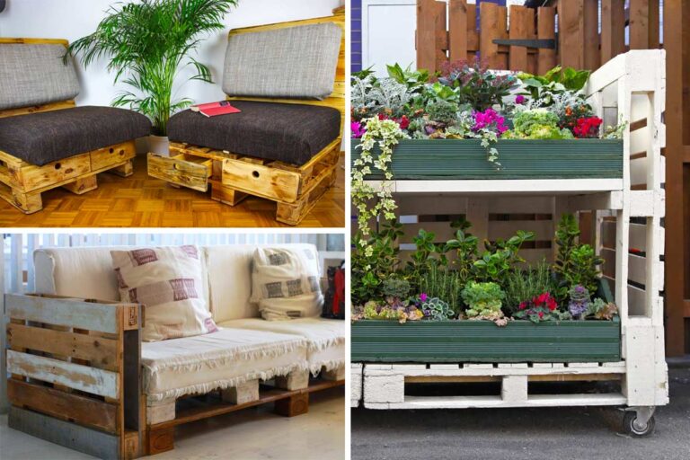 Ispirazioni originali per creare con i pallet: 15 idee fantastiche per casa e giardino Ispirazioni originali per creare con i pallet.
