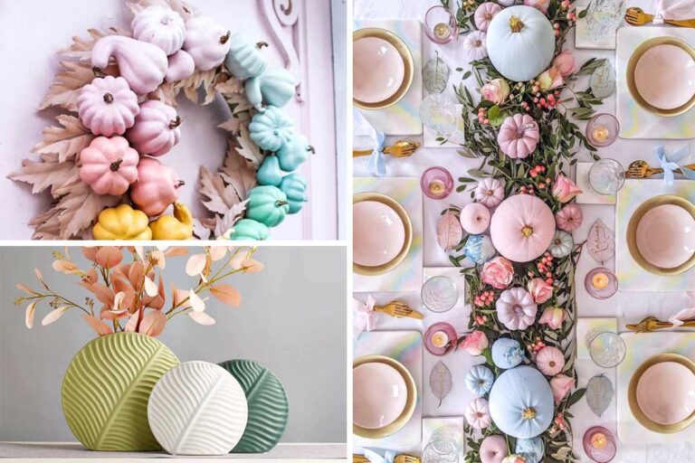 Color pastello per un dolce autunno: lasciatevi ispirare da queste splendide decorazioni Color pastello per un dolce autunno.