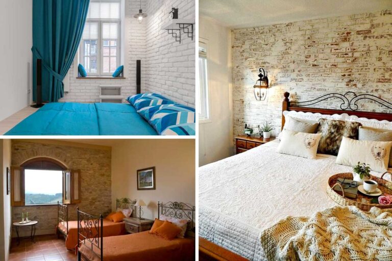 I mattoni a vista in camera da letto: venite ad ispirarvi con queste splendide idee mattoni a vista in camera da letto