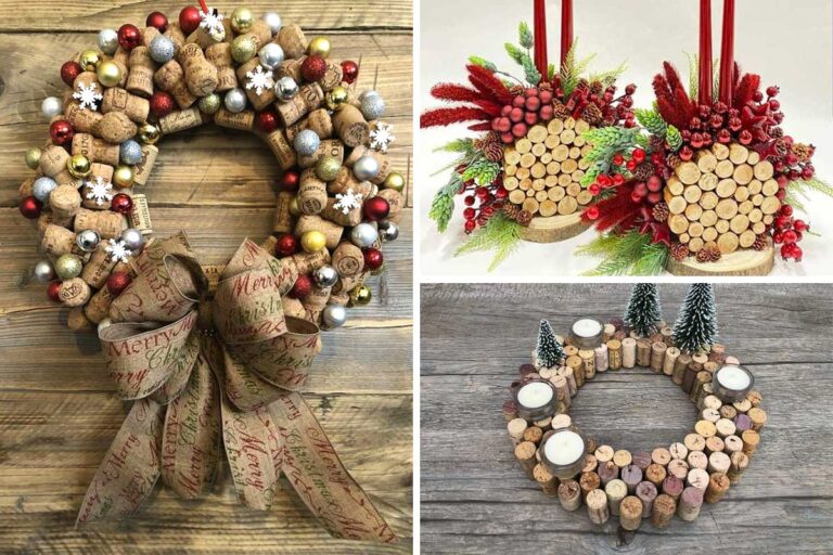 Ricicla subito tanti tappi di sughero per realizzare queste splendide decorazioni fai da te per Natale decorazioni fai da te per Natale con tappi di sughero