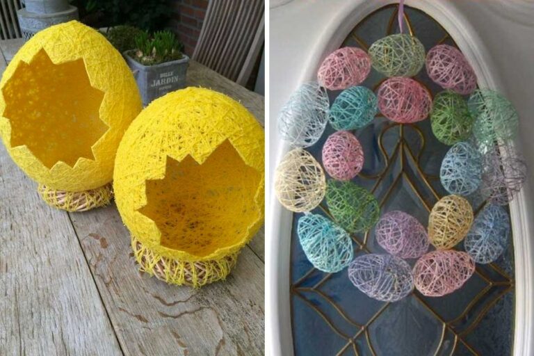 Creazioni pasquali fai-da-te: i cestini di spago, un'idea semplice ed elegante cestini pasquali con spago