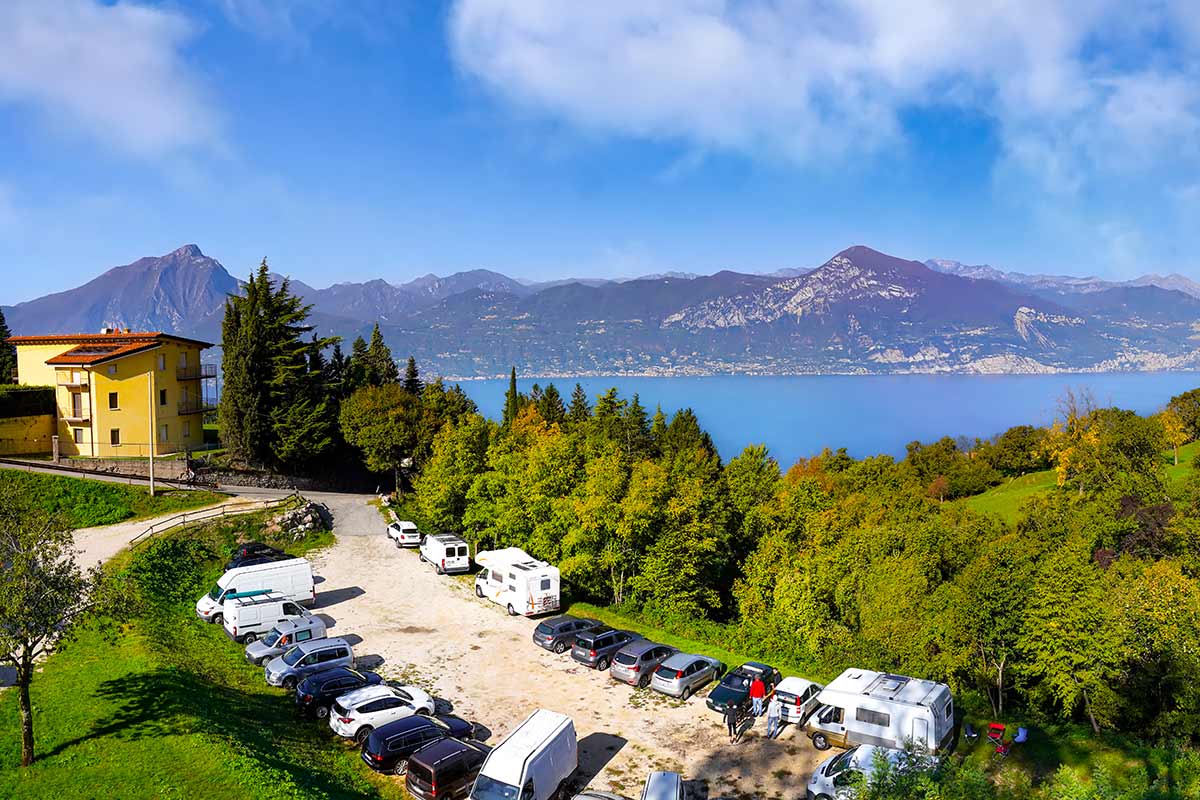 San Zeno di Montagna, Lago di Garda.