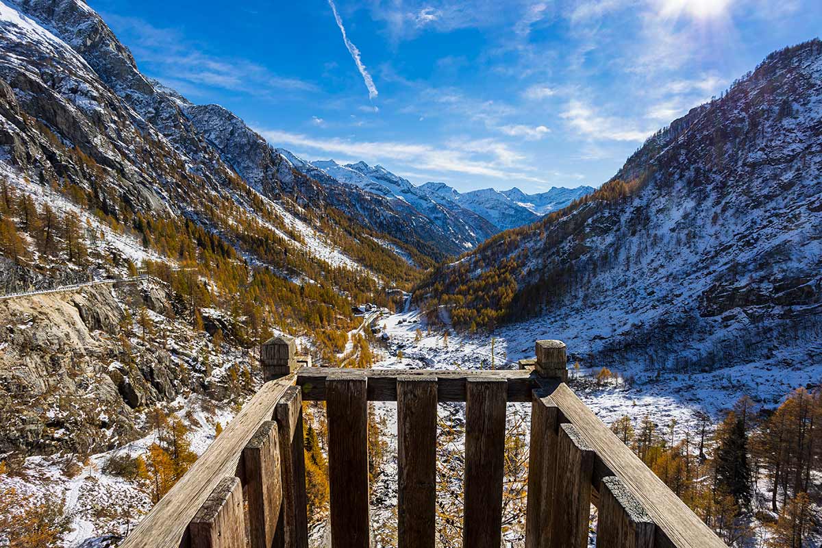 Le cascate del Toce, vita panoramica.