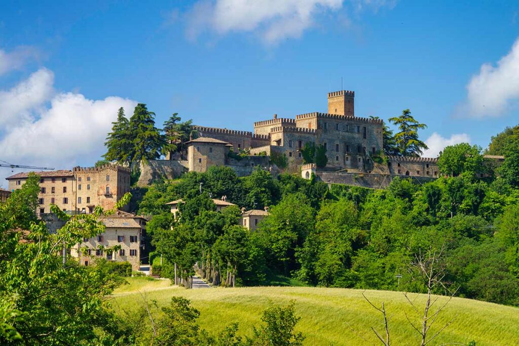 Castello di Tabiano vicino Parma.