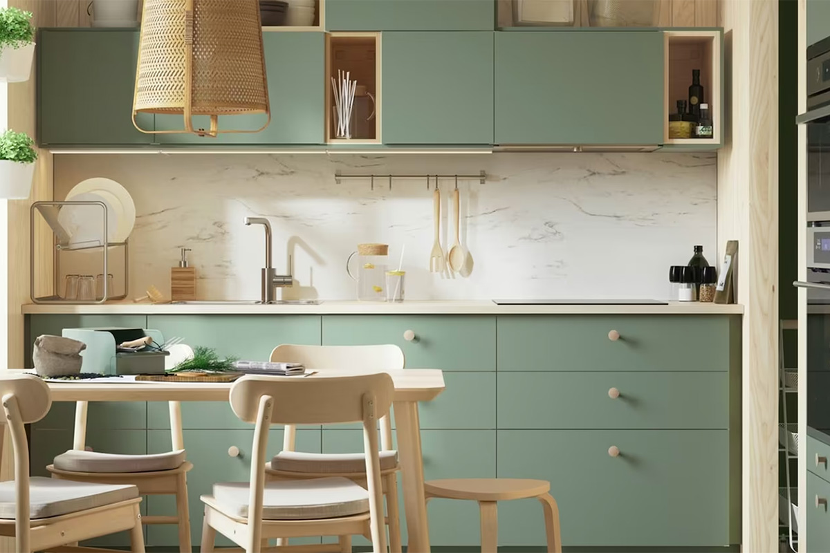 cucina Metod di Ikea stile provenzale