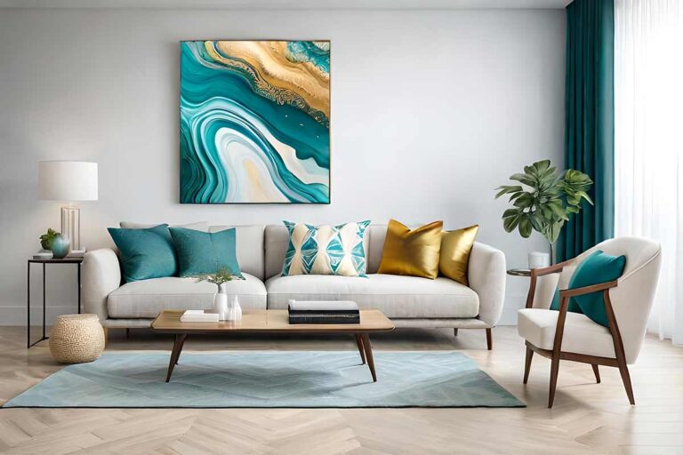 Quadri di grandi dimensioni: rinnova il tuo soggiorno con un tocco moderno quadri grandi soggiorno moderno