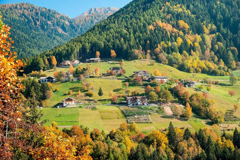 Valle dei Mocheni in Trentino.
