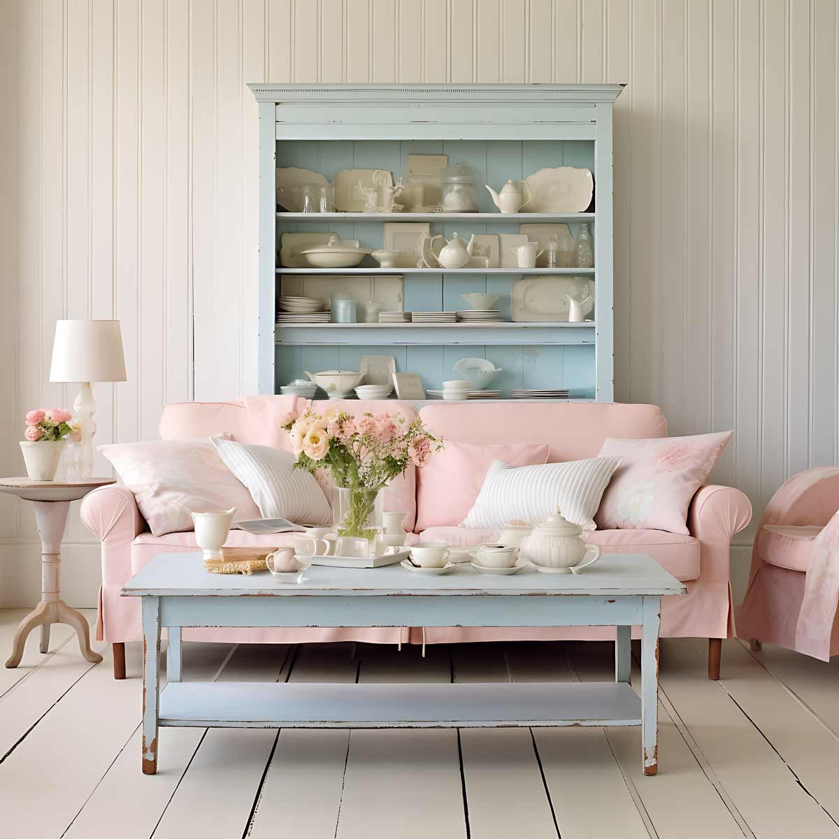 salottino shabby chic