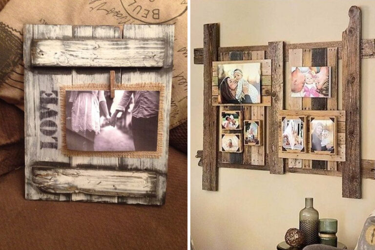 Trasforma i pallet in cornici uniche: idee creative per il fai da te pallet cornici