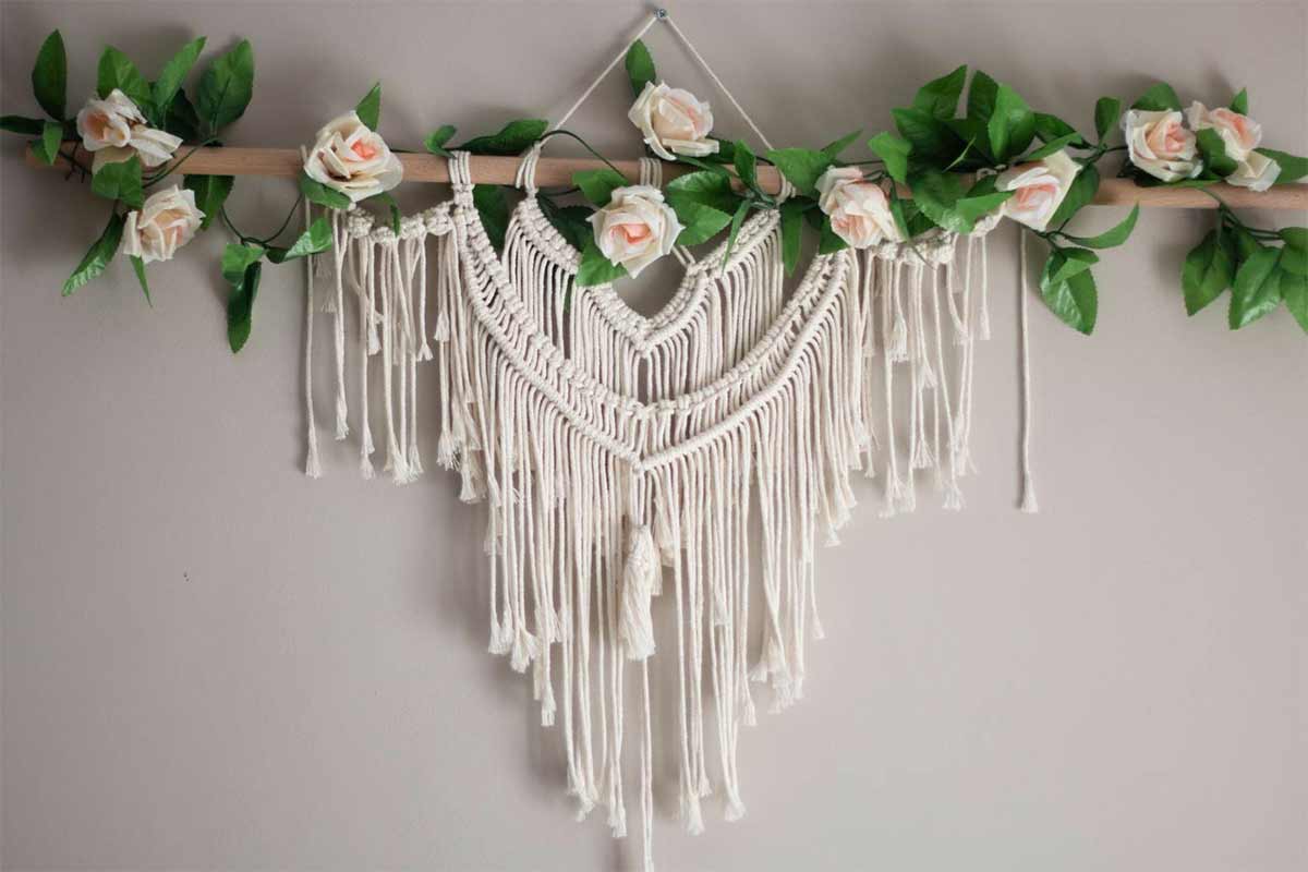 decorazioni in macramè
