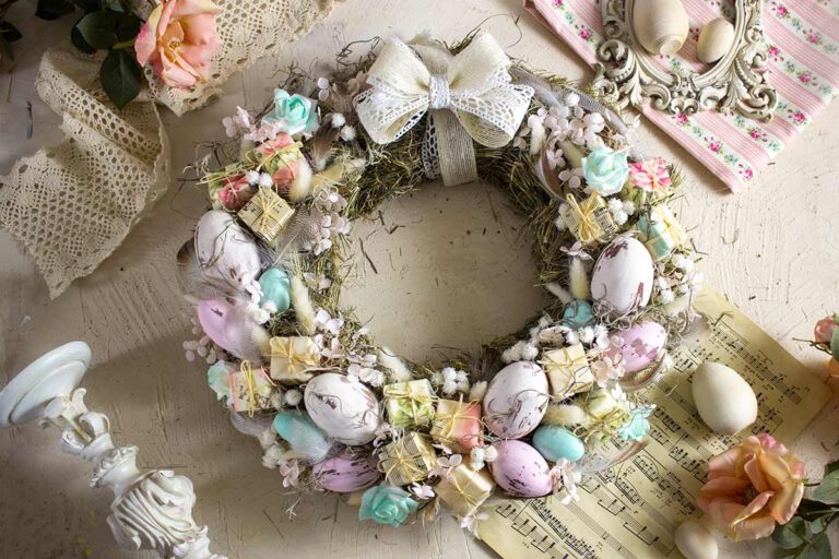 Esalta la bellezza della Pasqua: idee creative per ghirlande naturali e sostenibili ghirlanda di Pasqua fai da te